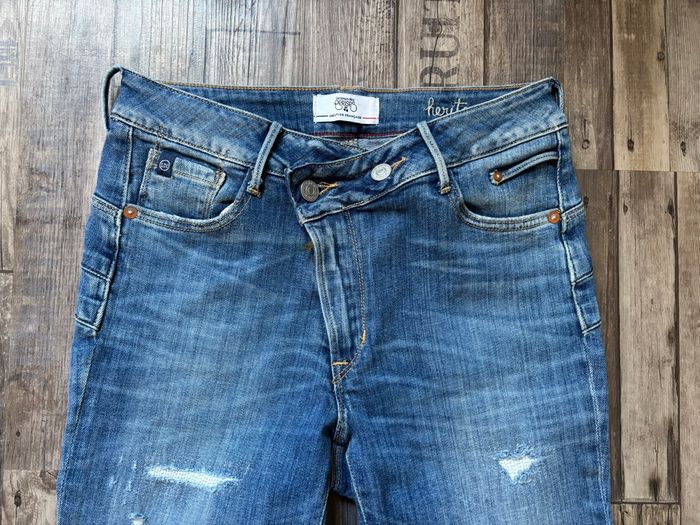 Jeans croisé 7/8ème Le Temps des Cerises taille 36 - photo numéro 7