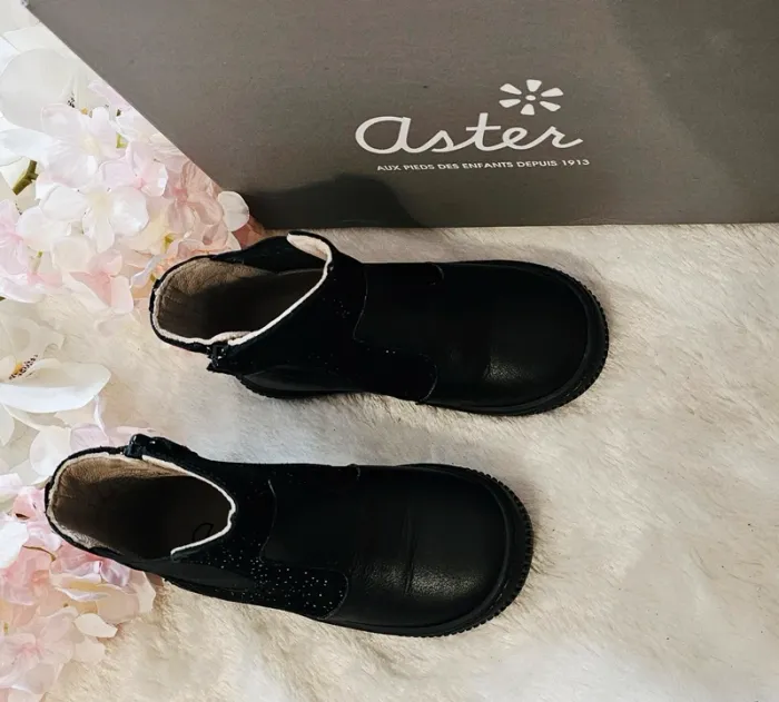 Bottes Bottines cuir Zip Aster T25 - photo numéro 3