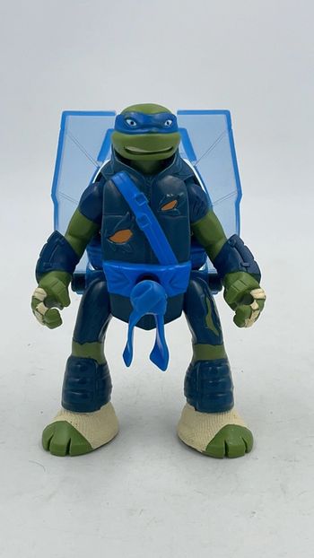 Figurine TMNT Teenage Mutant Ninja Turtles Leonardo Throw N Battle 2013 Playmates Toys