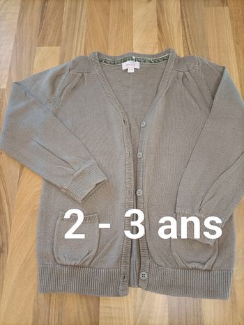 Gilet marron 2 - 3 ans Tex