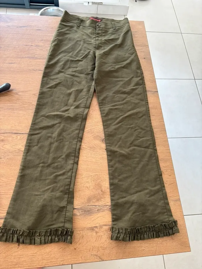 Pantalon patte d’éléphant 10-12 ans