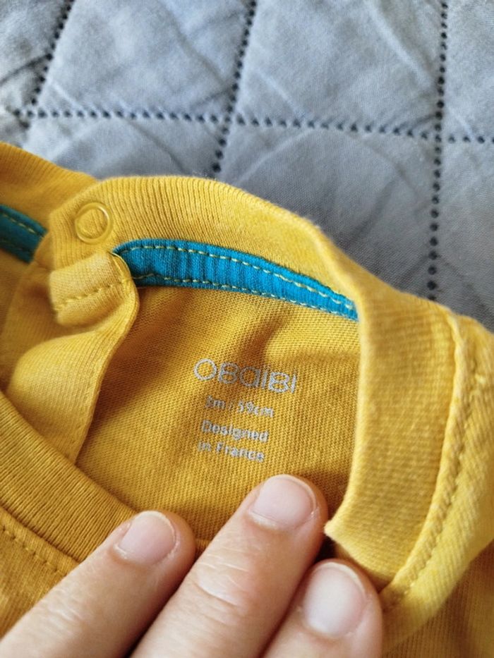 Tee-shirt manche longue 3 mois - photo numéro 2