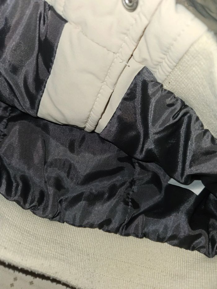 Manteau bombers crème taille 9-12 mois - photo numéro 4