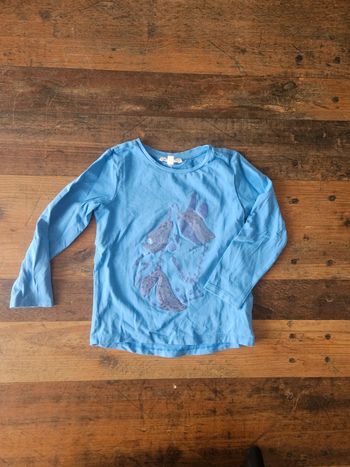 T-shirt manches longues Licorne DPAM 5ans