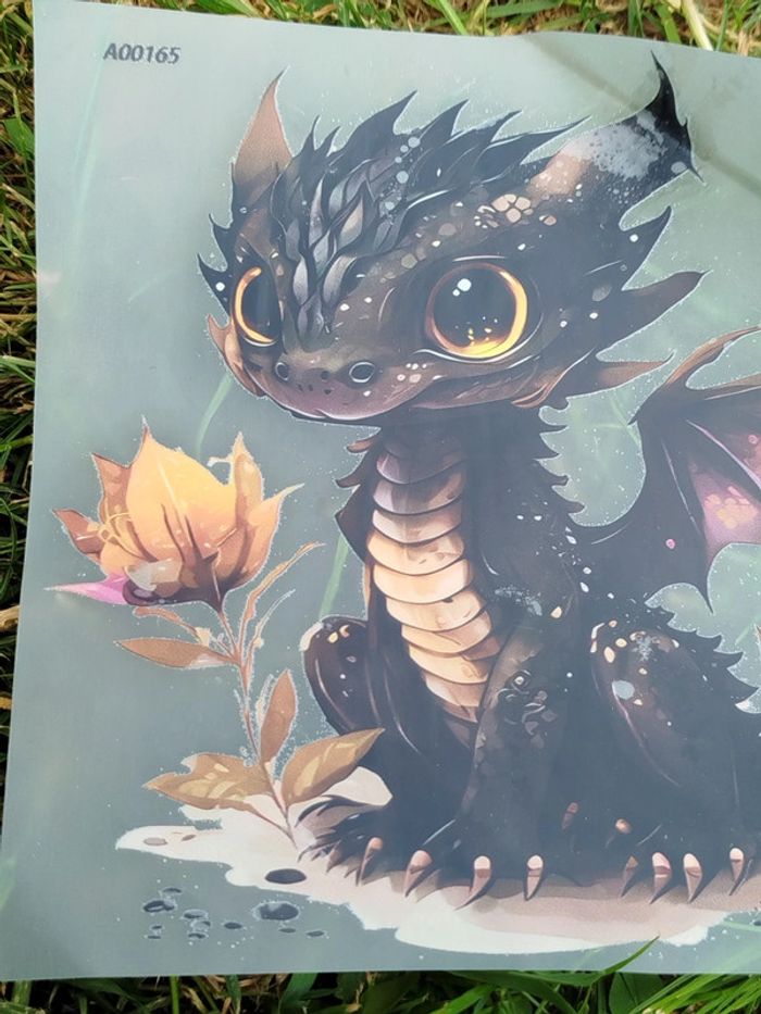 Autocollant dragon - photo numéro 2