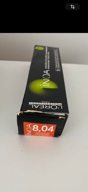 Tube de coloration cheveux Inoa 8,04