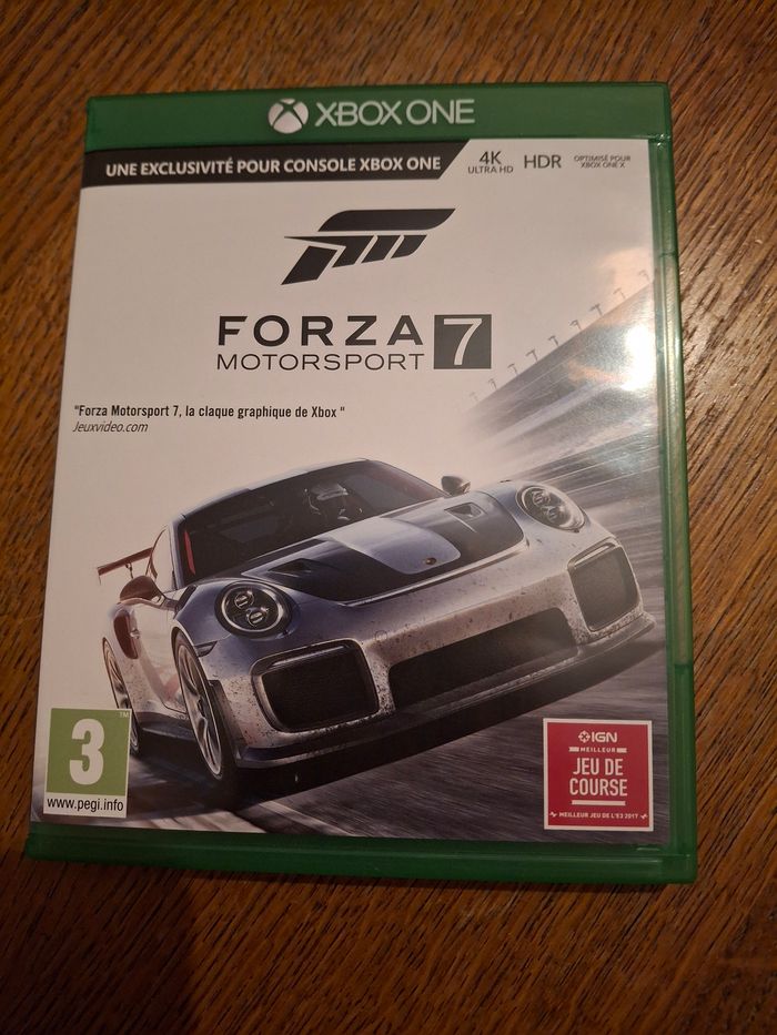 Jeu xbox one forza 7 motorsport