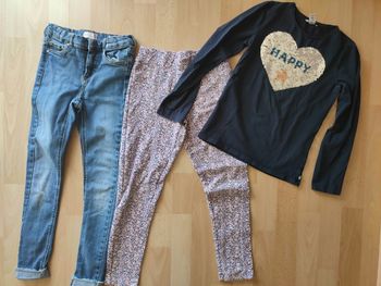 Lot vêtements fille 10ans 