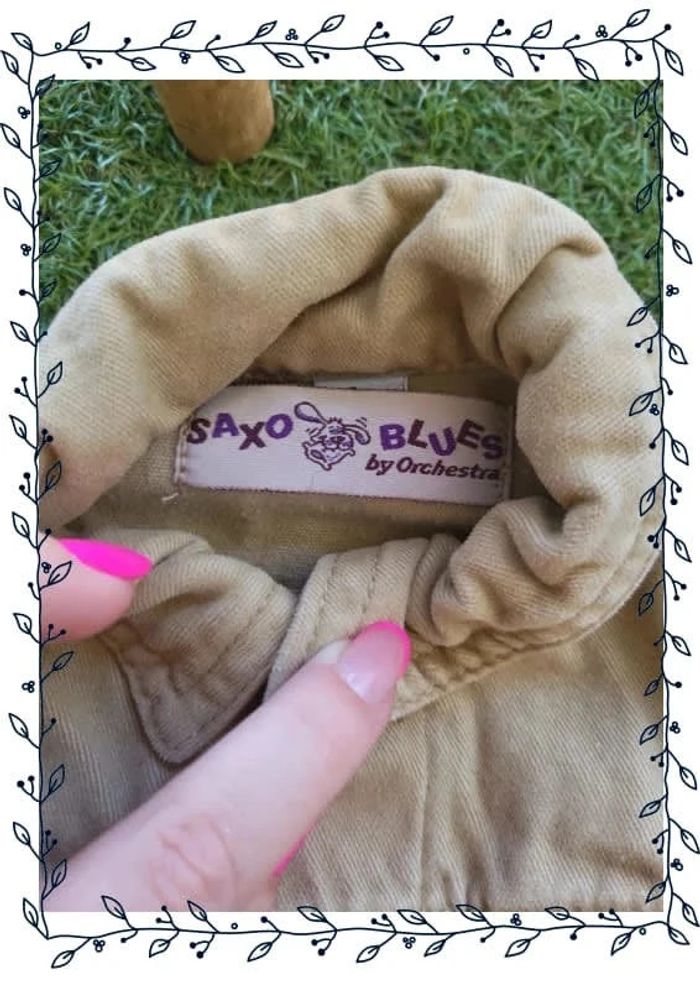 Veste marron saxo blues by orchestra - photo numéro 4