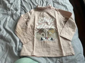 T-shirt manche longue col roulé tic et tac 23 mois