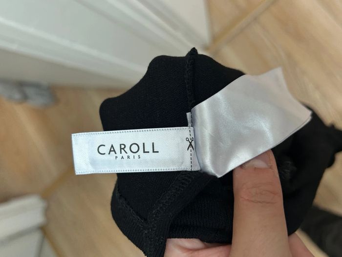 T-shirt Elisa caroll noir en viscose taille xs - photo numéro 6