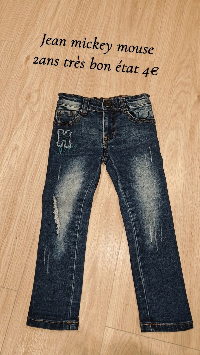 Jean Mickey mouse 2ans