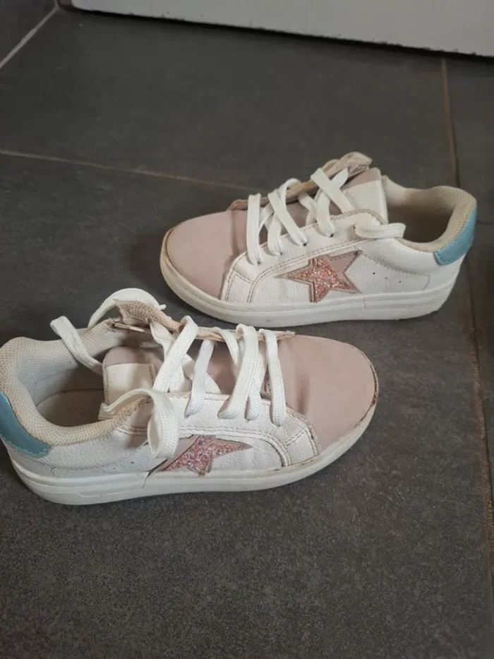 2 paires de basket fille 28 - photo numéro 3