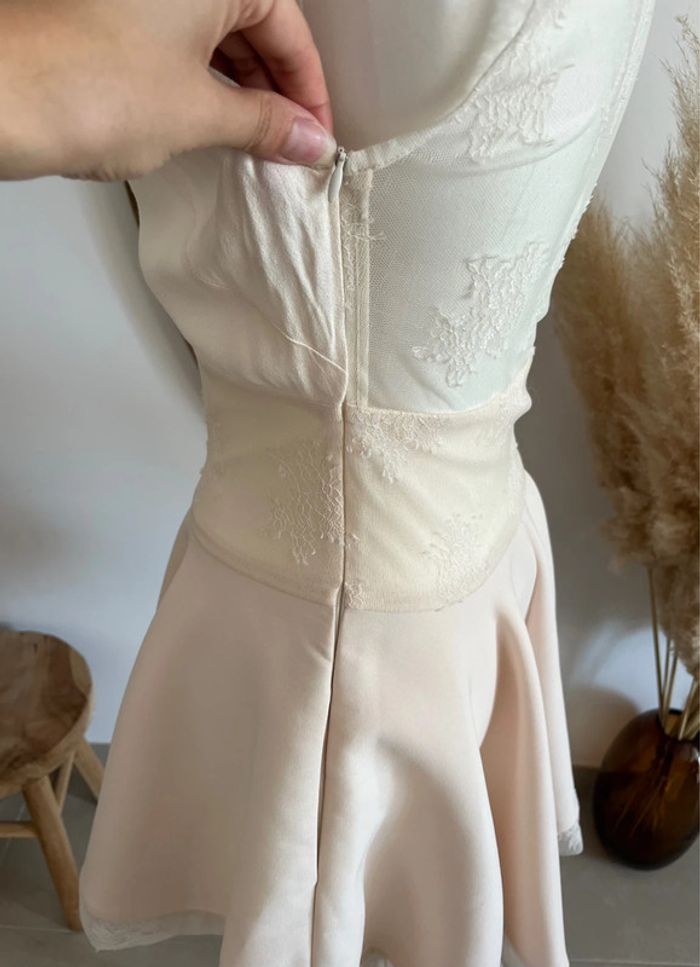 Robe rose pâle élégante Maje - photo numéro 5