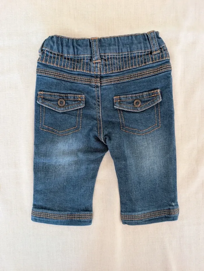 Lot de deux jeans bébé - photo numéro 3