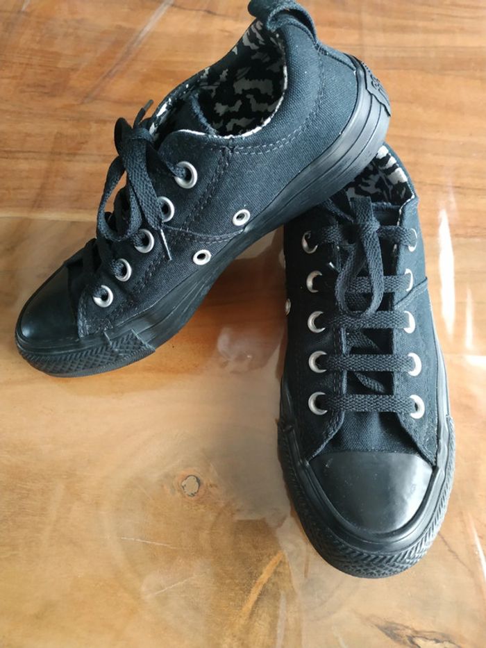 Baskets converse noires t. 36