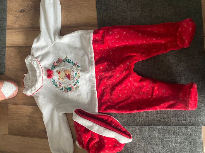 Pyjama 6 mois + bonnet - photo numéro 2