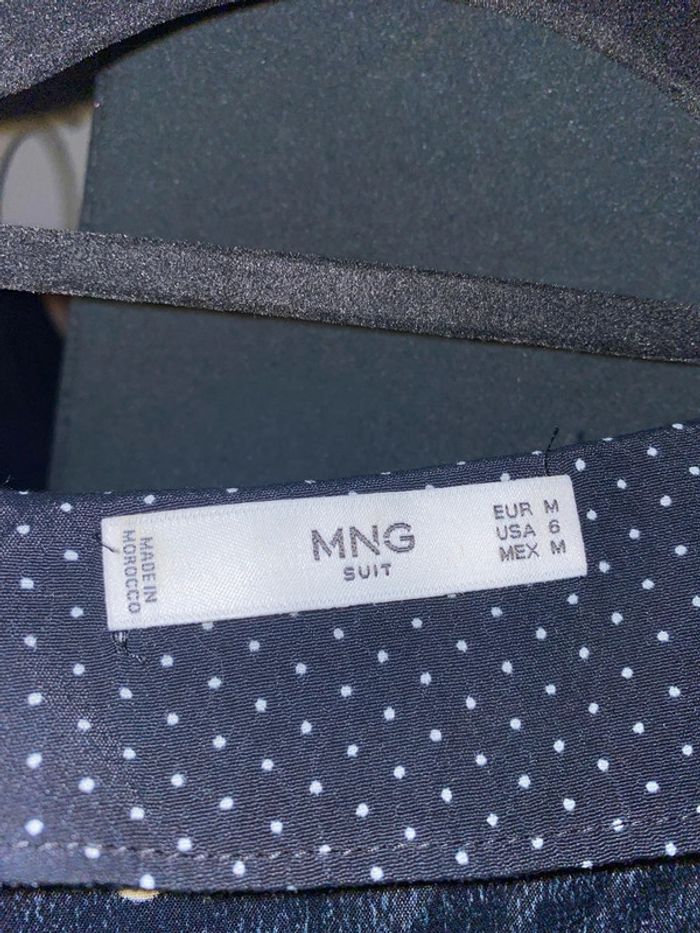 Robe longue à pois Mango Taille M - photo numéro 7