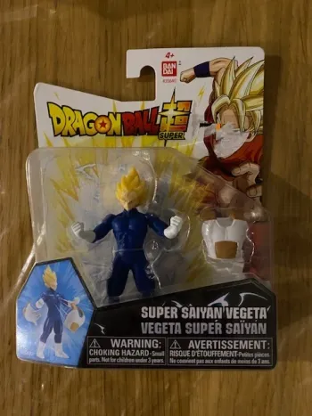 Figurine DBZ Dragon Ball super power up - Super saiyan Vegeta - Bandai