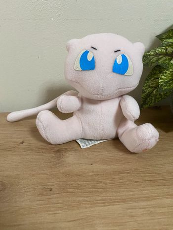 Peluche pokemon rose bleu mew année 1999 vintage