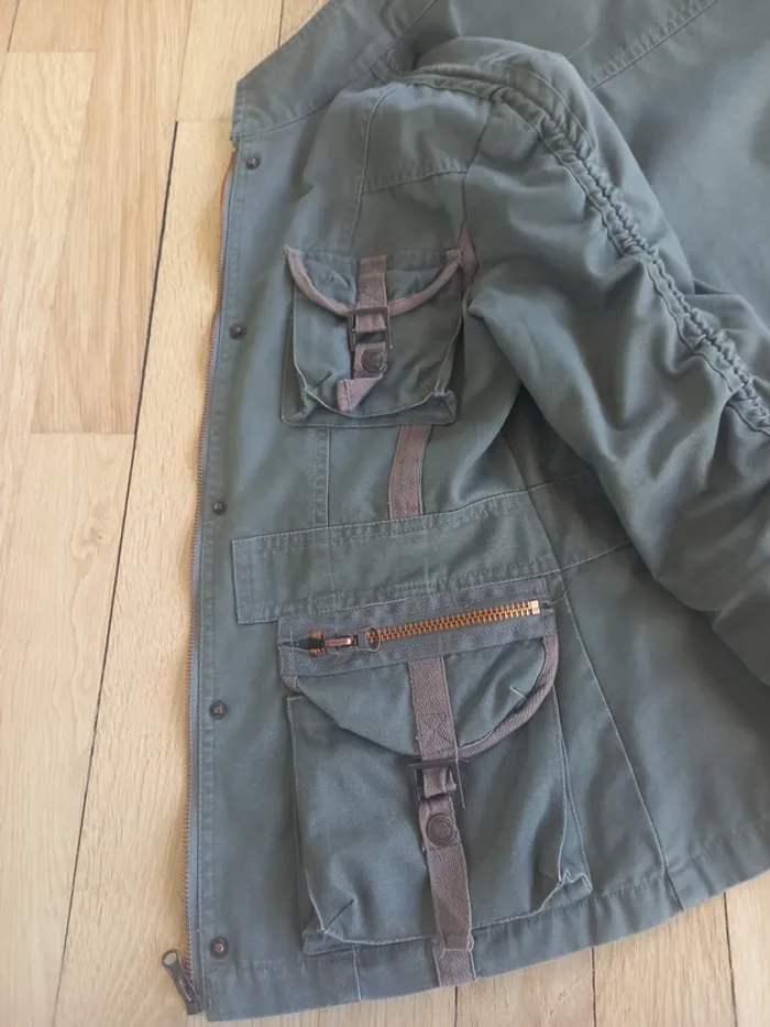 Blouson coton façon jean - photo numéro 5