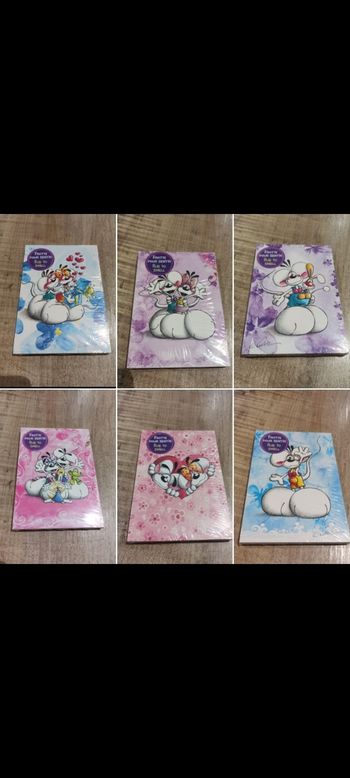 Lot de 6 blocs A6 neuf OVP emballés blister