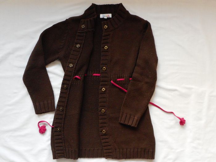 Veste longue en maille - "La Cie des Petits" - 8 ans - photo numéro 5