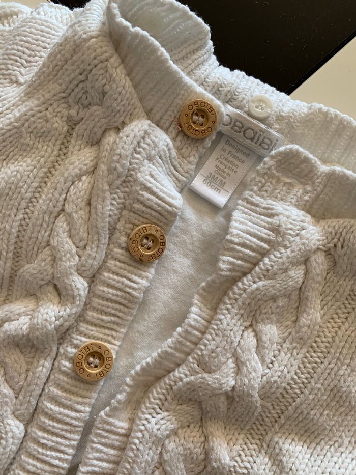 Lot 2 gilets chauds 3 mois Sergent Major & Obaïbi - photo numéro 6