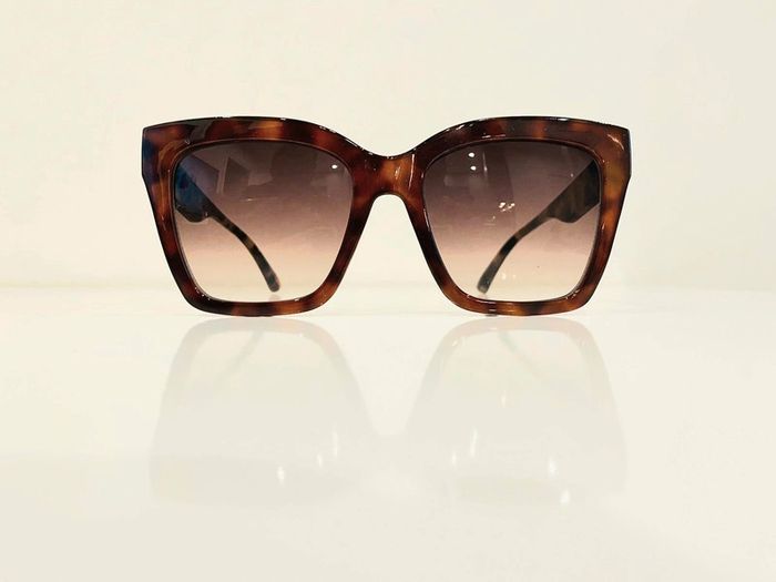 Lunette de soleil femme marron léopard verres dégradés uvprotection catégorie 3 - photo numéro 3