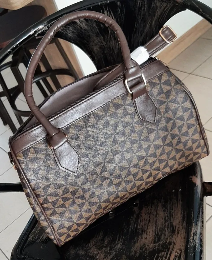 Sac à main crème ou marron - photo numéro 3