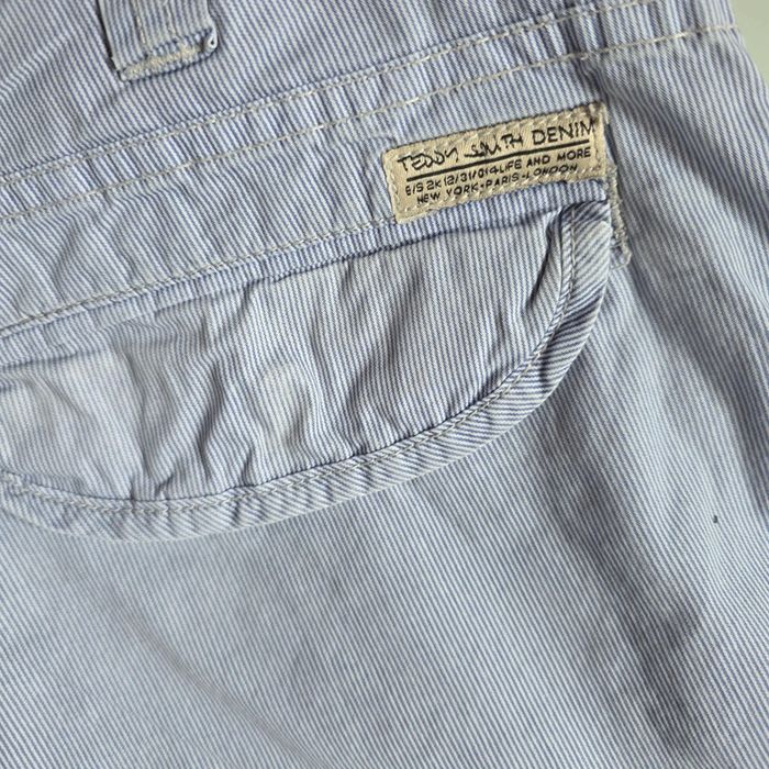 2 shorts en toile m, bleus - photo numéro 6