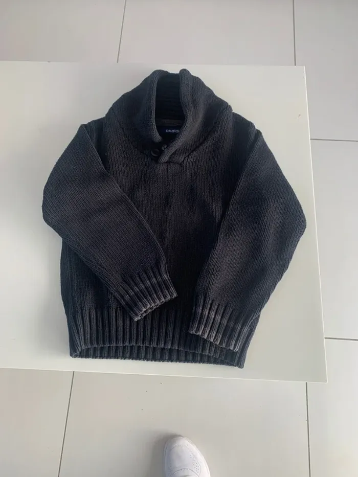Pull col châle Okaidi