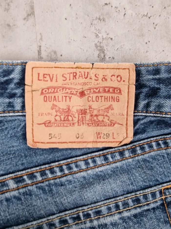 Jean Levi’s Strauss & Co 545 bleu – Taille 29x34 Femme (mesures en photos) - photo numéro 4