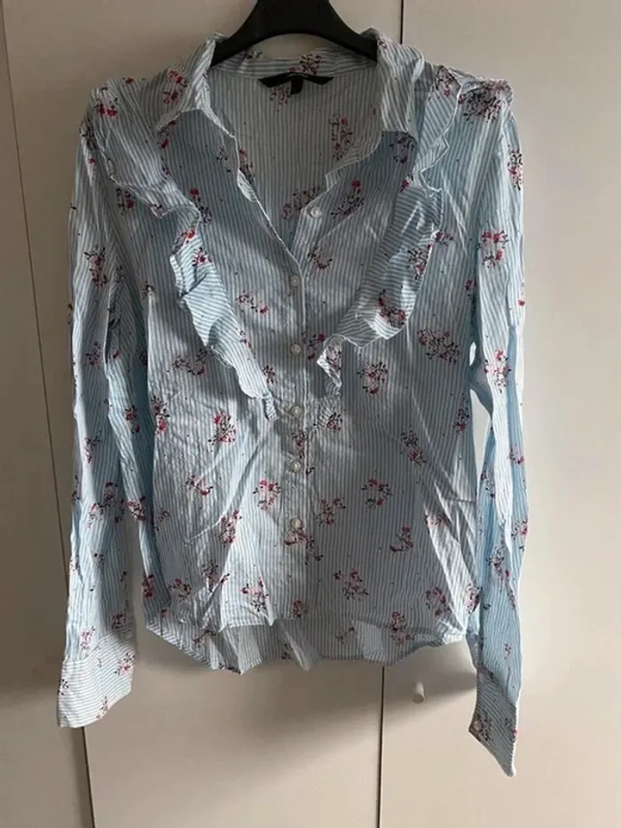 Chemise a fleurs
