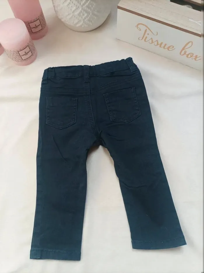 Jean bleu brut Kiabi garçon 12 mois - photo numéro 3