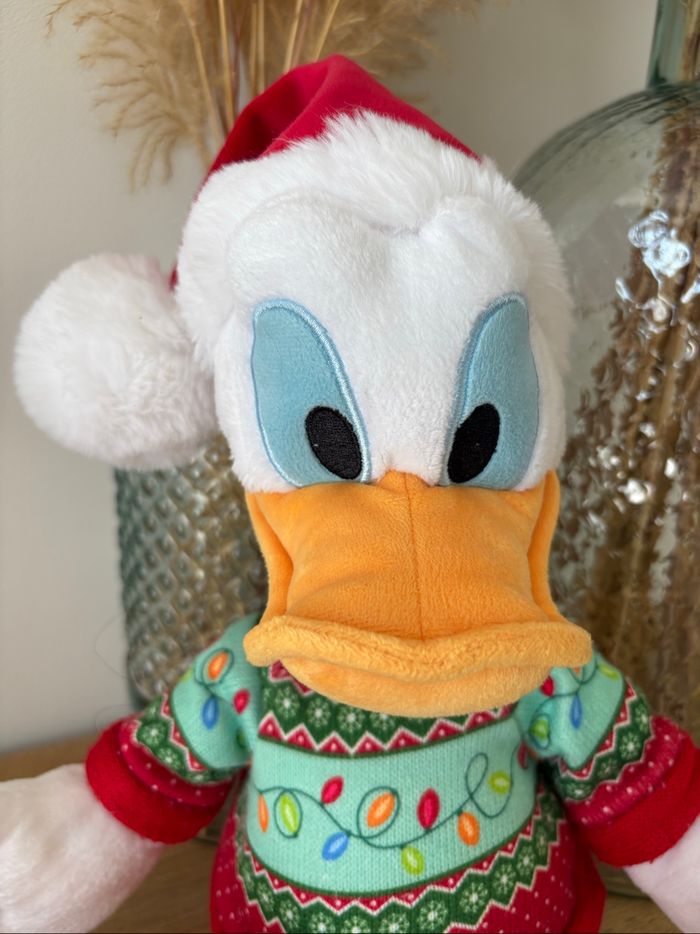 Peluche Donald Duck édition limitée Noël Christmas - photo numéro 2