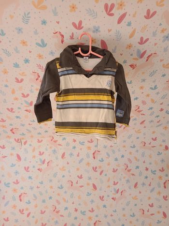 Tee shirt col chemise