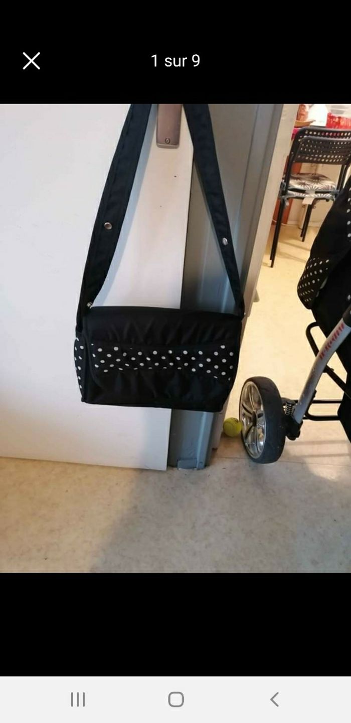 Poussette complète avec cosy landau sac à langer - photo numéro 9