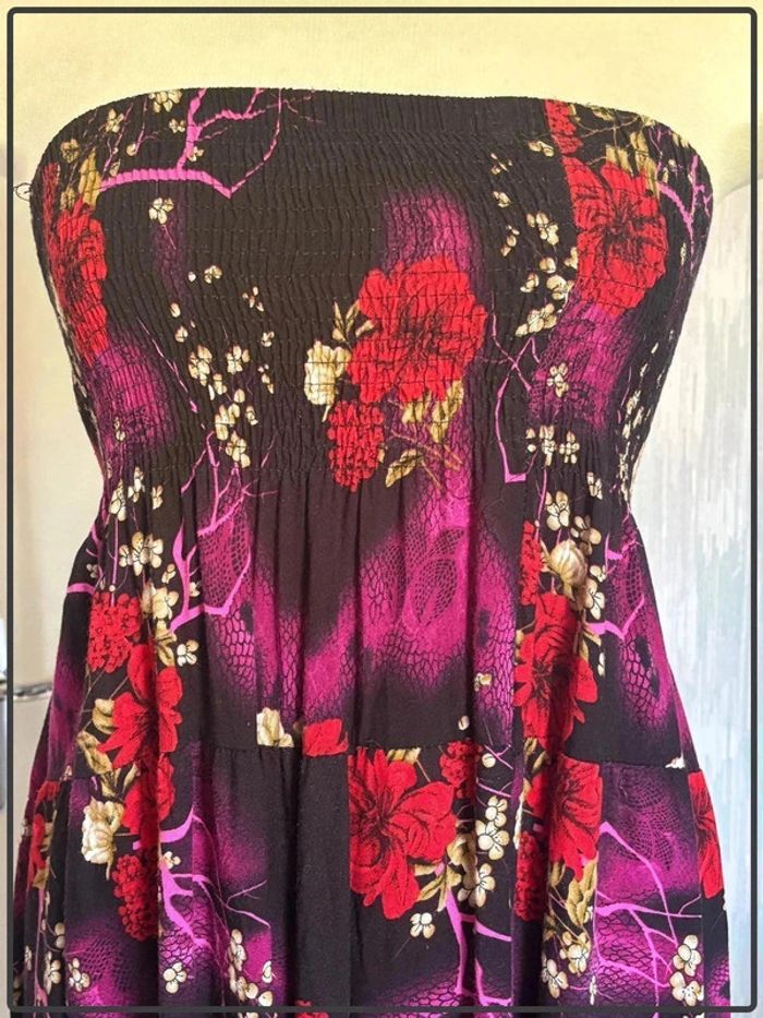 Magnifique robe colorée taille unique - photo numéro 3