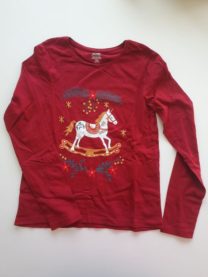 Tee-shirt Noël Kiabi 10 ans