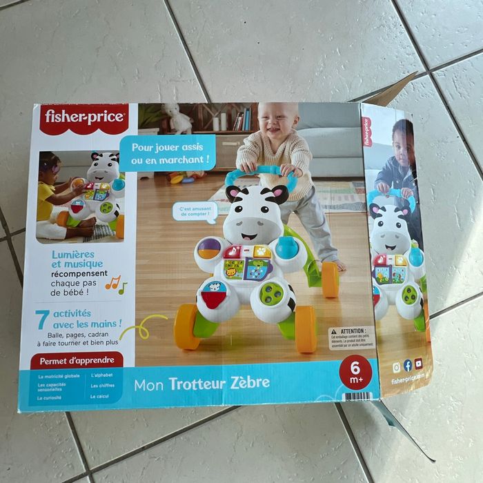 Trotteur zèbre FisherPrice - photo numéro 4