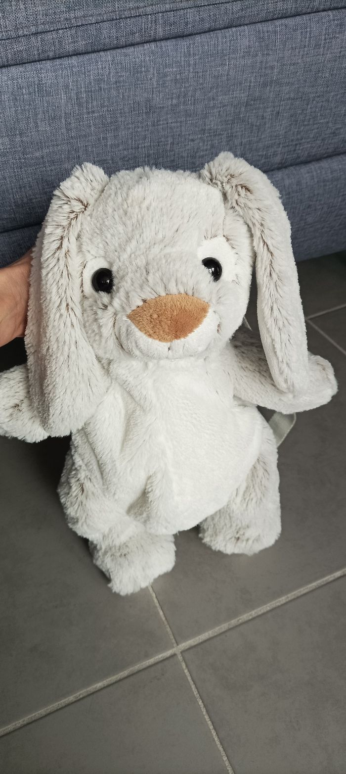 Sac à dos en peluche lapin