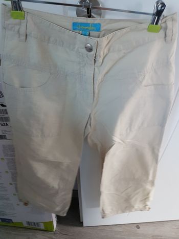 Pantacourt beige jennyfer taille 36