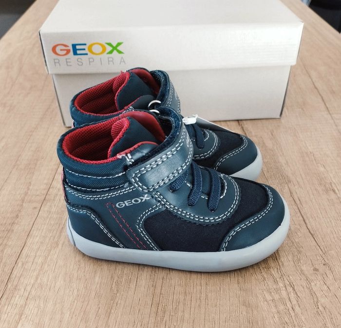 Baskets montantes garçon bleu marine taille 20 Geox