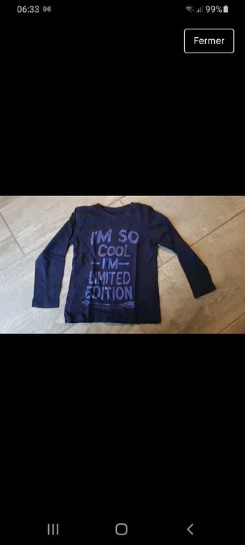 T shirt 7 ans