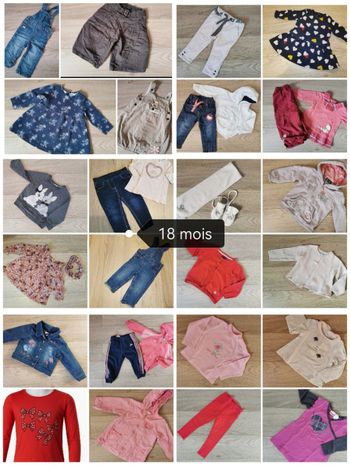 Lot hiver fille 18 mois