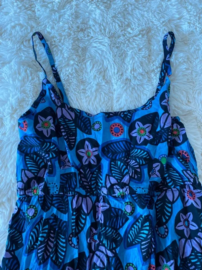Jolie robe fleurie colorée taille L/XL - photo numéro 3
