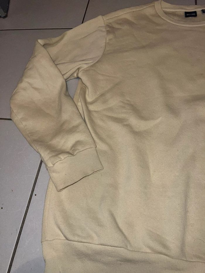 Pull beige only & sons L - photo numéro 4