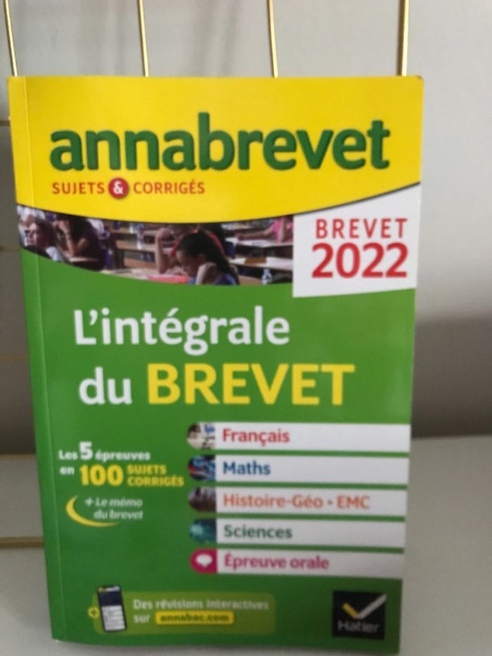 Annabrevet l intégrale du brevet