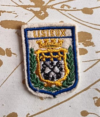Écusson / blason à coudre ville de Lisieux